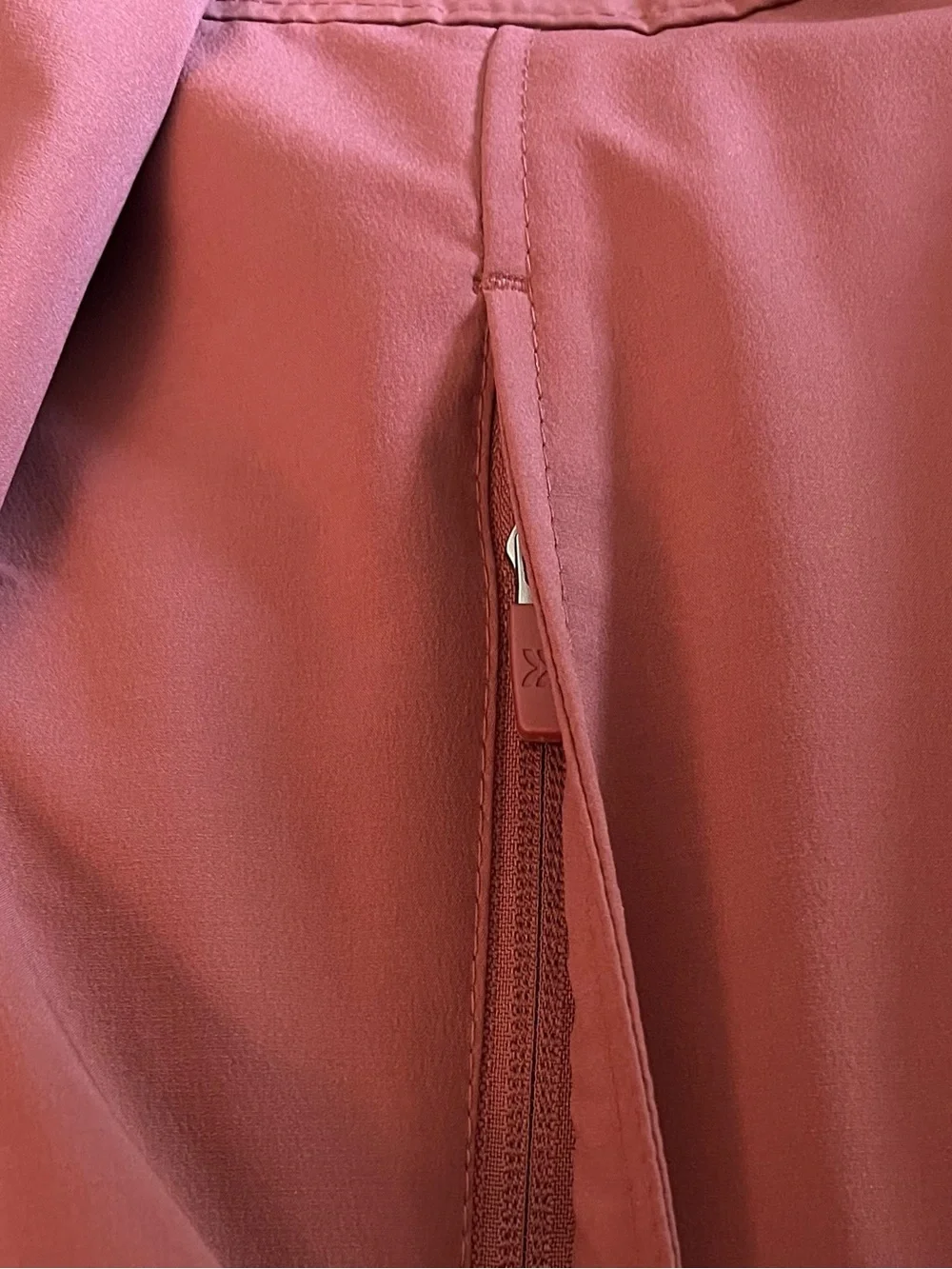 All in Motion Boys Hooded Windbreaker Jacket Rust Orange Size L (10/12)